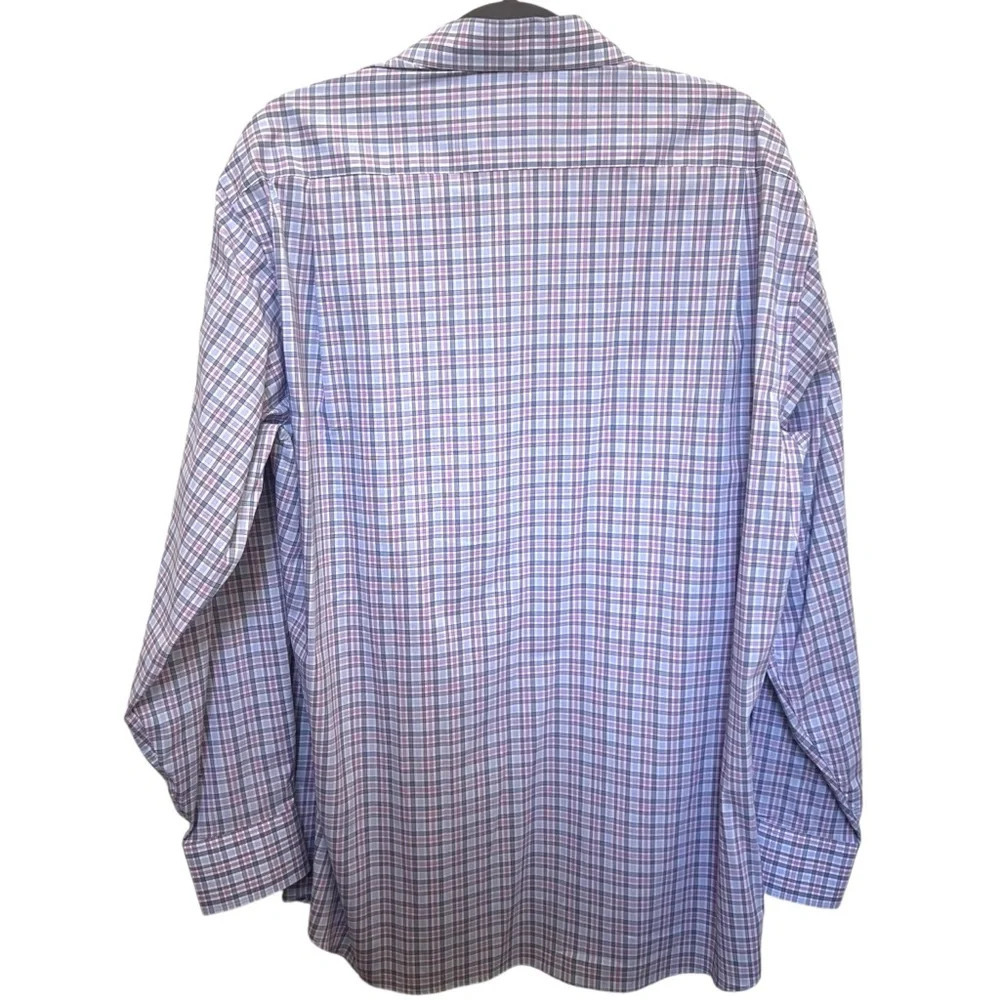 Tommy Hilfiger Men Regular Fit Stretch Wrinkle Resistant Button Up Shirt‎ Large - Picture 3 of 6